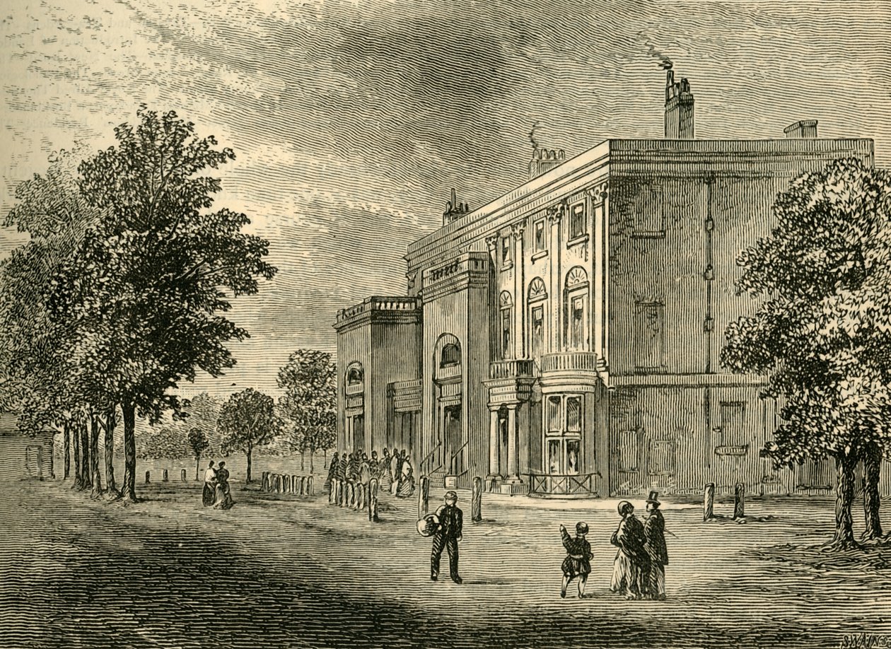 The Eyre Arms 1820, c1876. av Unbekannt
