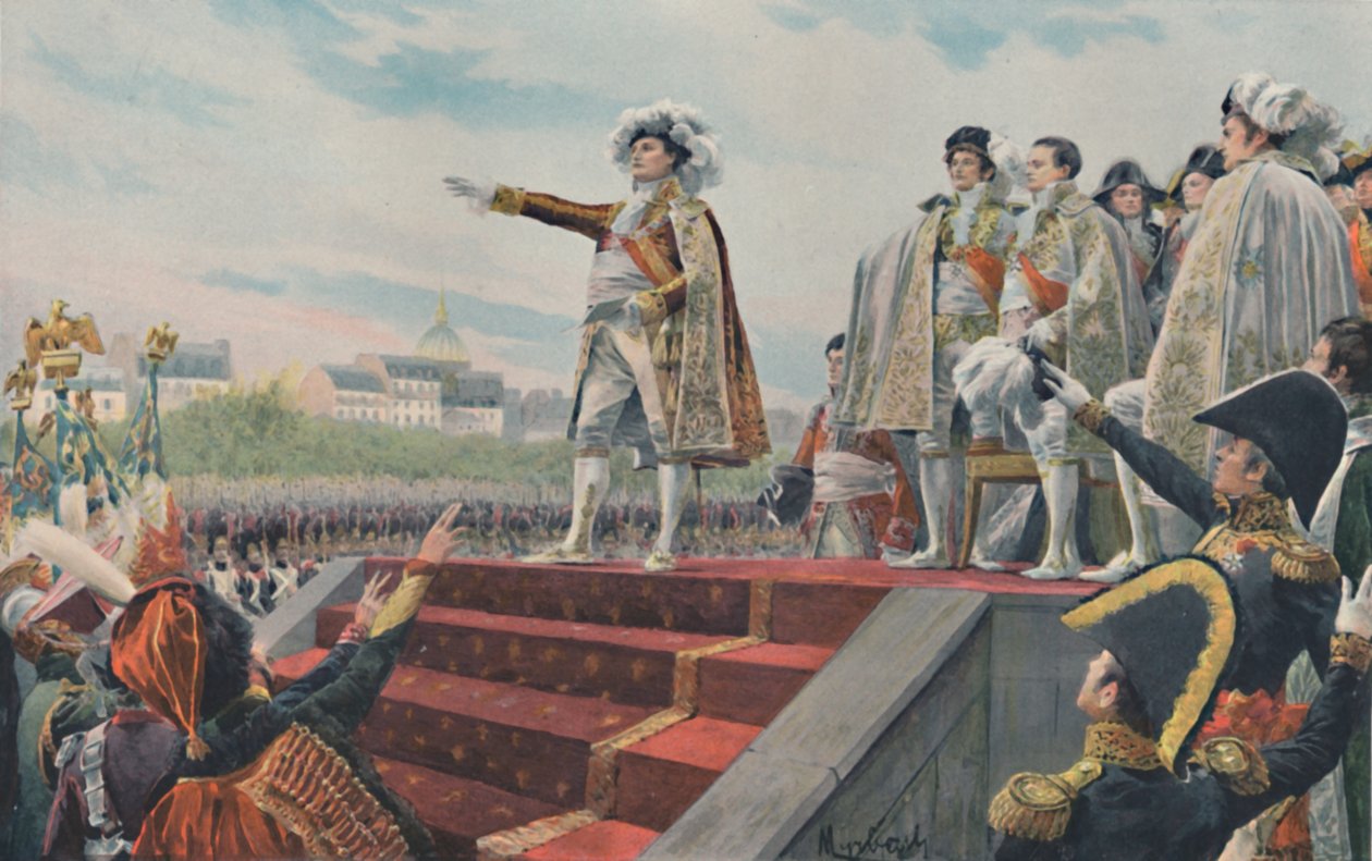 Fältet i maj, april 1815, 1896. av Unbekannt