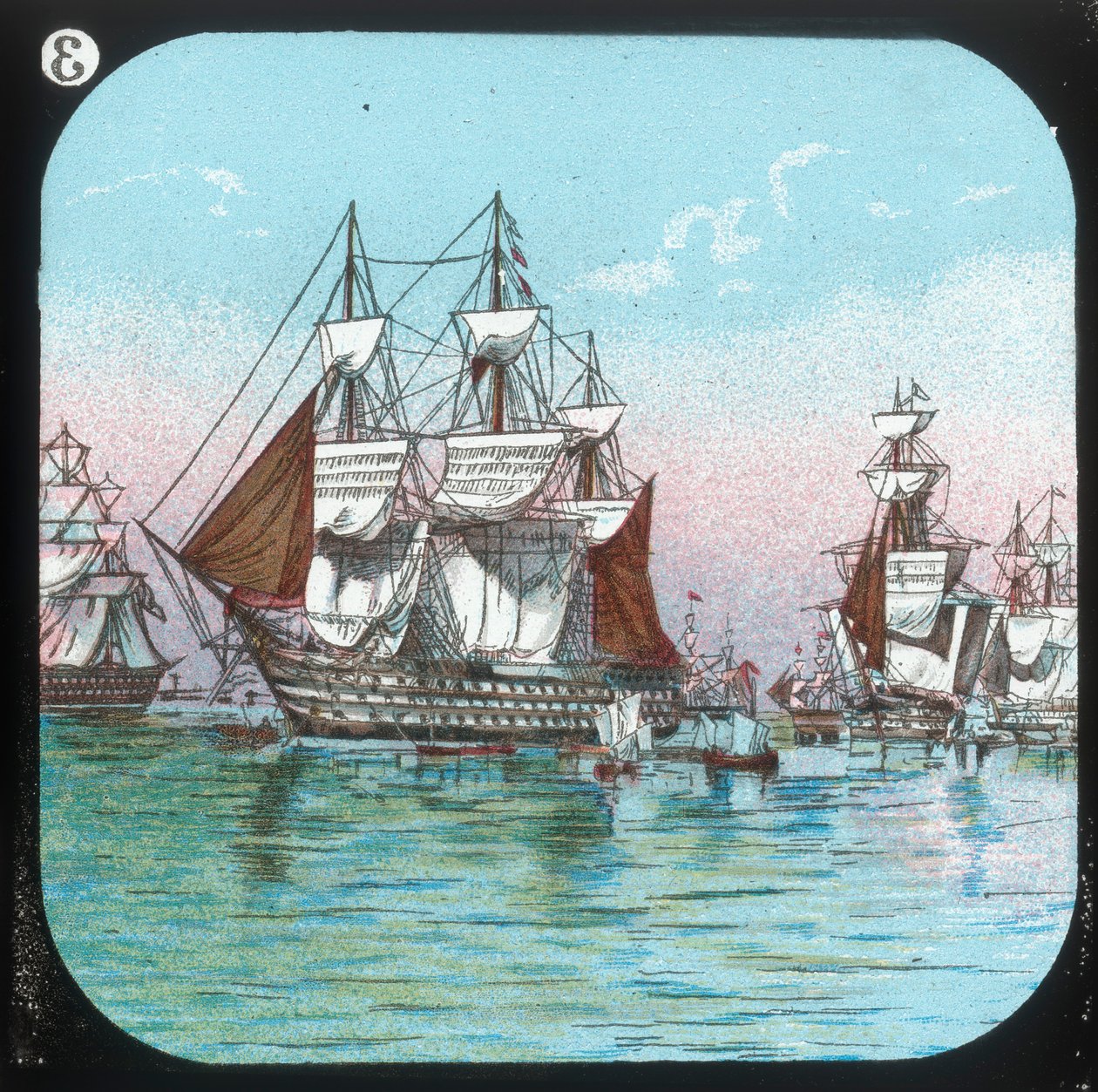 Flottan vid Spithead, 1853, c1900. av Unbekannt