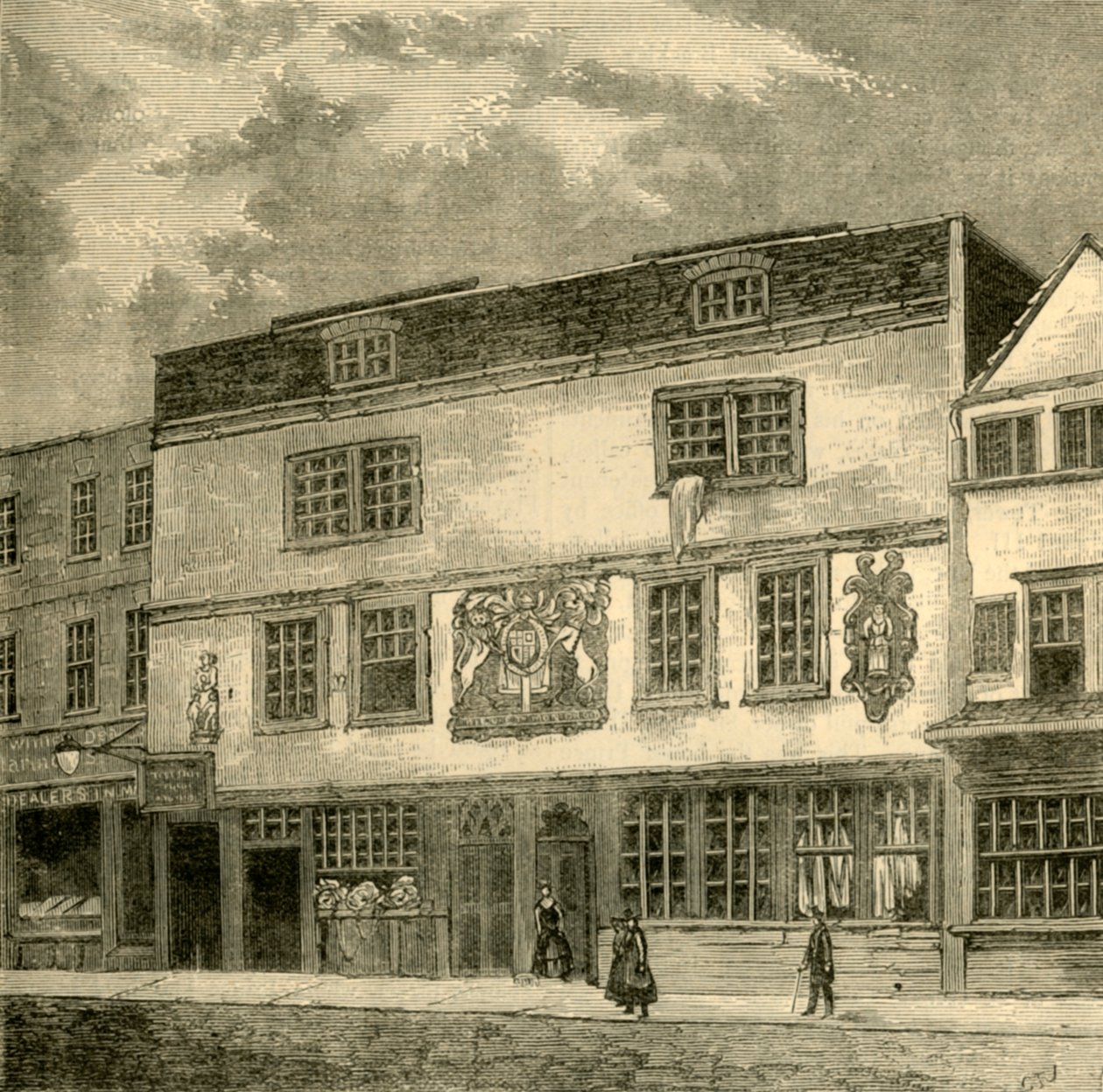 The Fortune Theatre, c1872. av Unbekannt