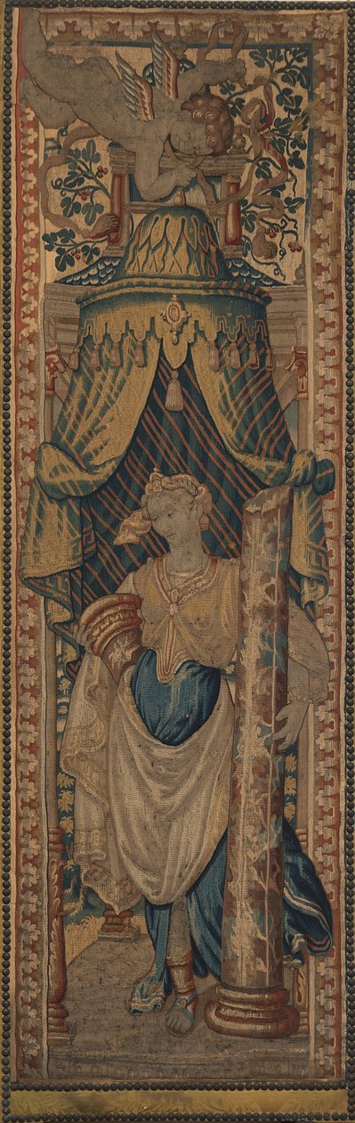 De fyra kardinaldygderna: styrka, ca. 15501600. av Unbekannt