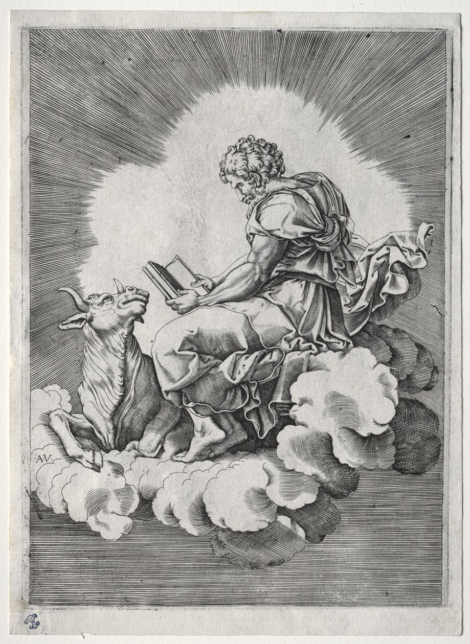 De fyra evangelisterna, ca. 1518. av Unbekannt