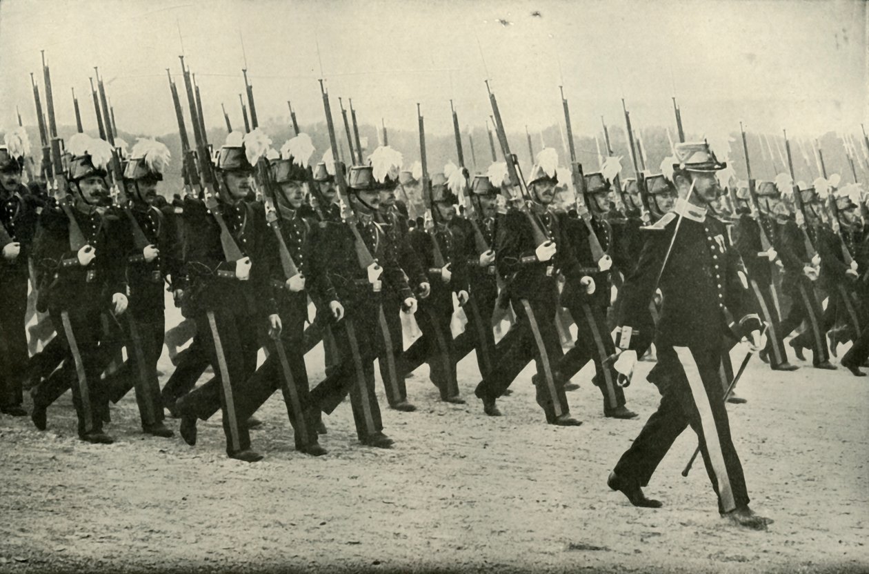 Den franska arméofficeren i vardande, 1919. av Unbekannt