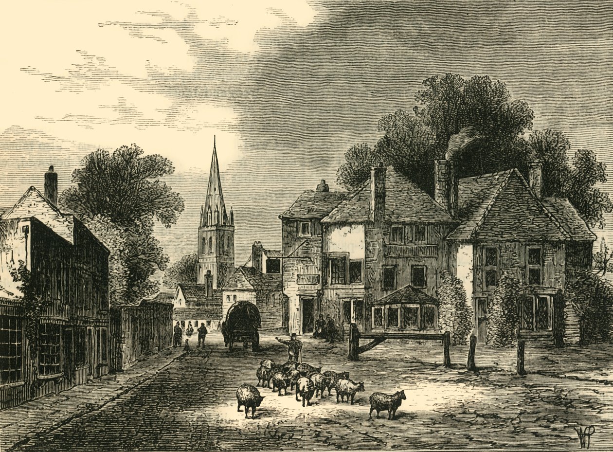 The Gate-House, Highgate, 1820, c1876. av Unbekannt