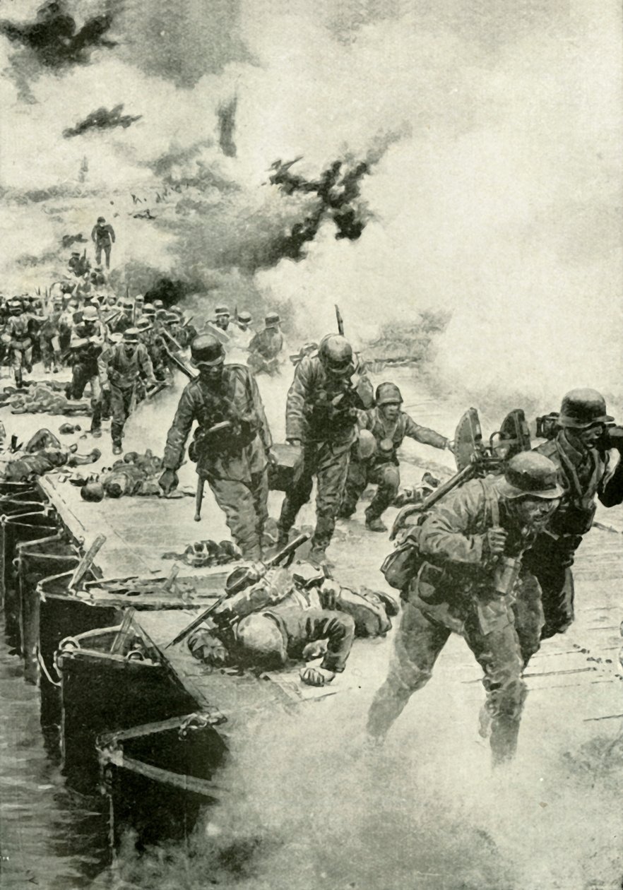 Den tyska ödets flod, 1919. av Unbekannt