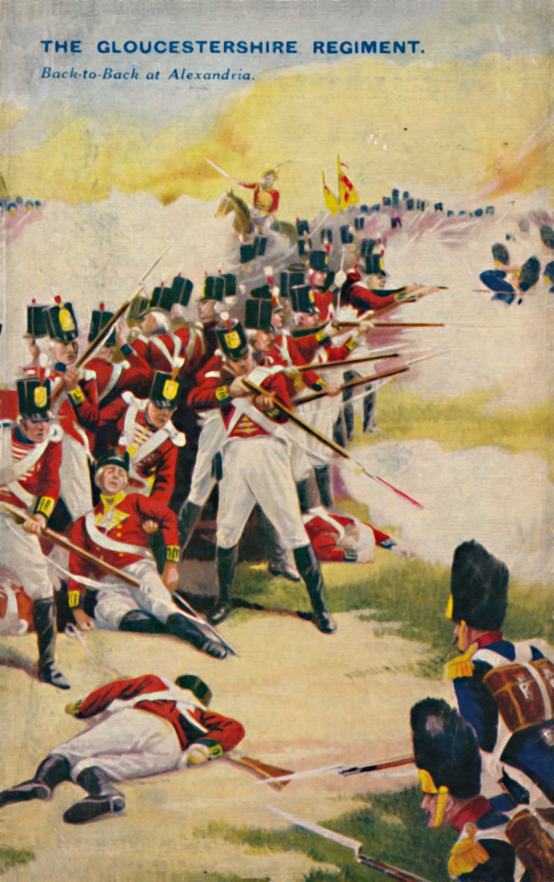 Gloucestershire regemente. Back-to-back i Alexandria, 1801, 1939. av Unbekannt
