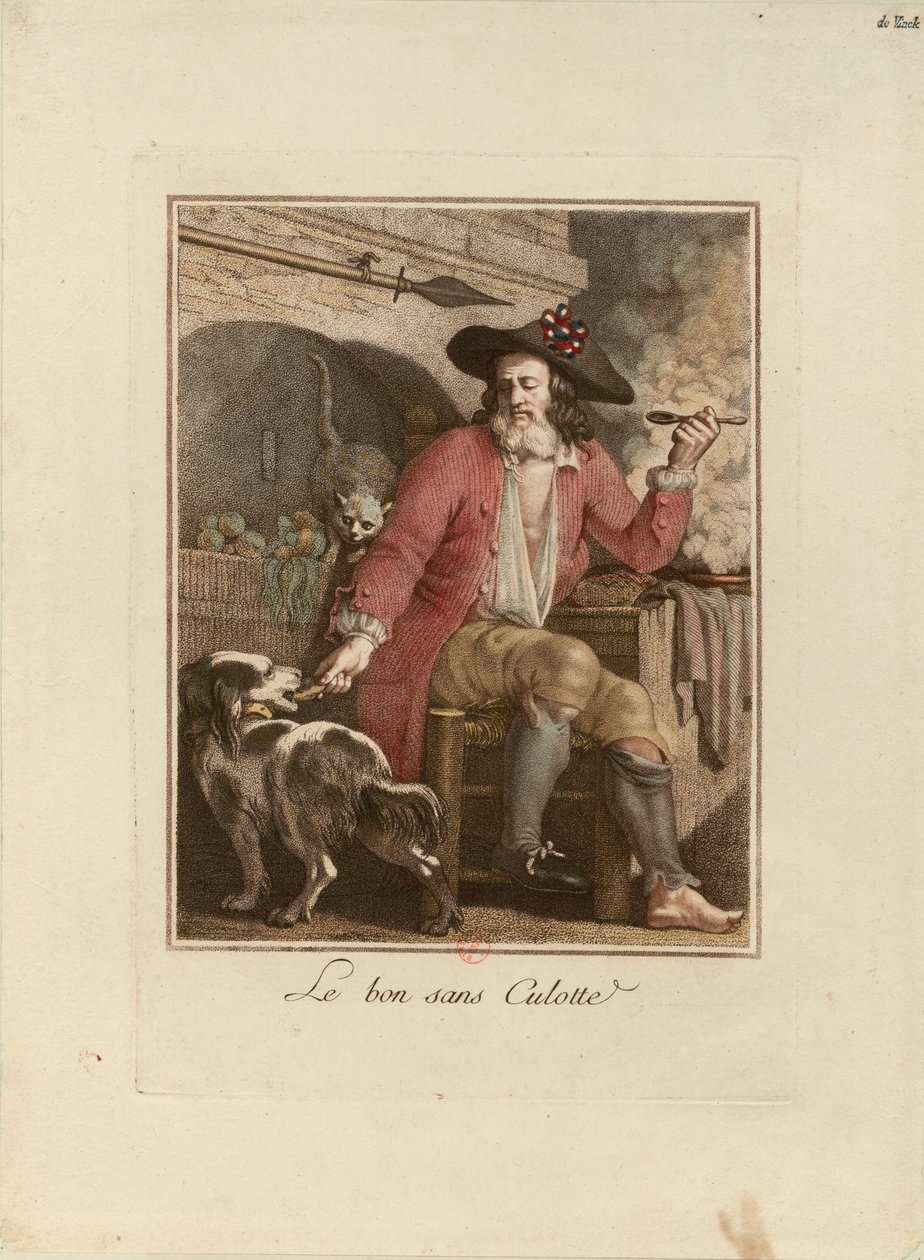 Den gode Sans-Culotte, 1793-1794. av Unbekannt