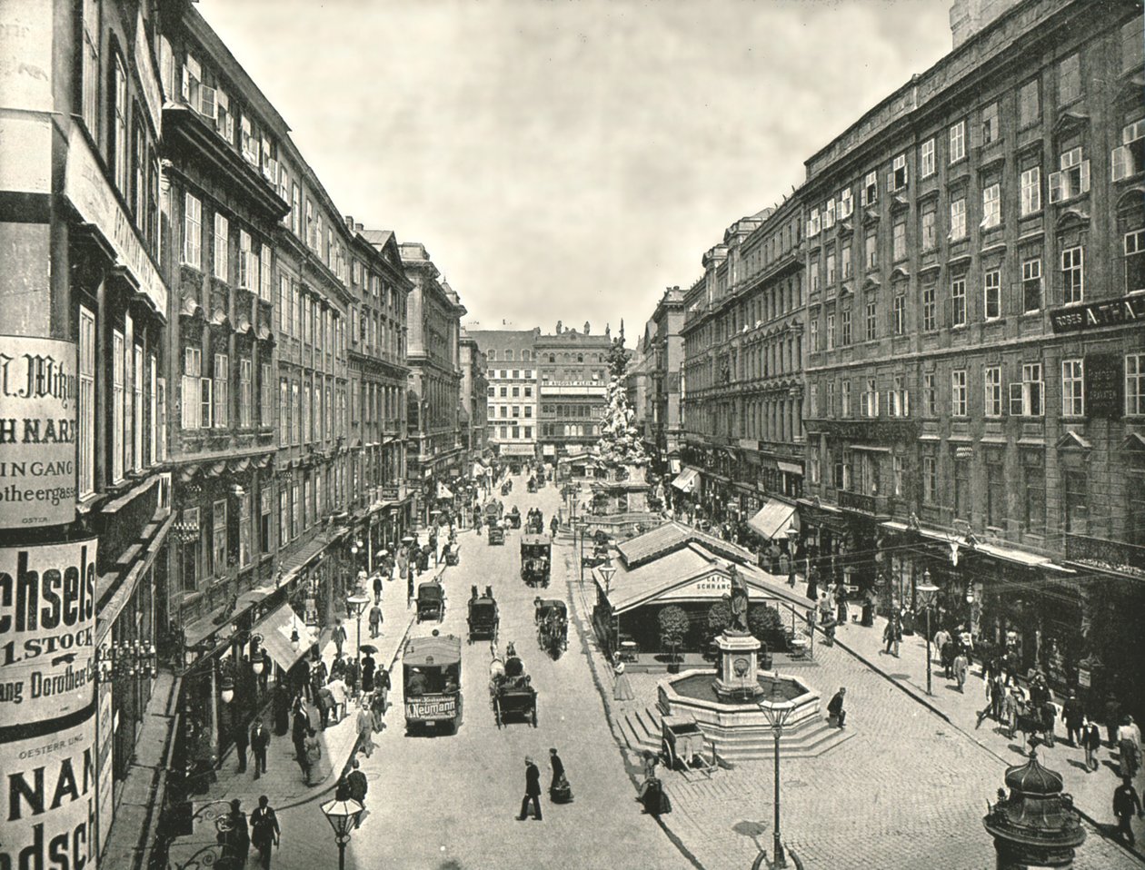 The Graben, Wien, Österrike, 1895. av Unbekannt
