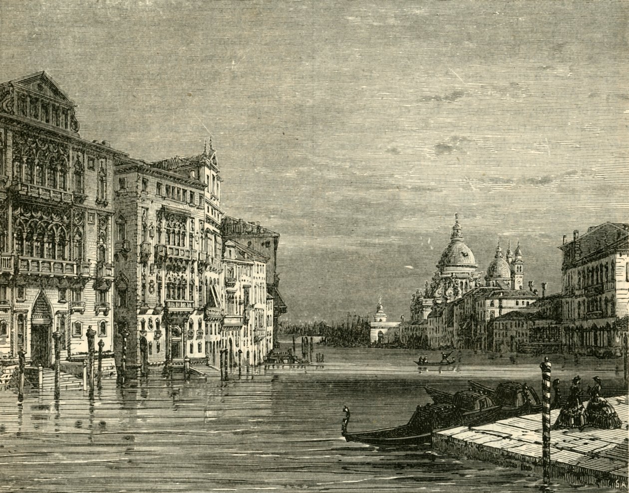 Canal Grande, Venedig, 1890. av Unbekannt