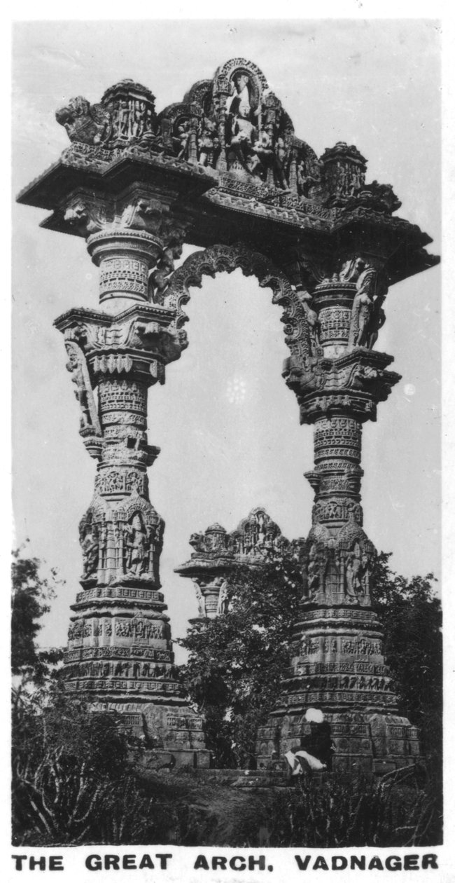 The Great Arch, Vadnagar, Gujarat, Indien, c1925 av Unbekannt