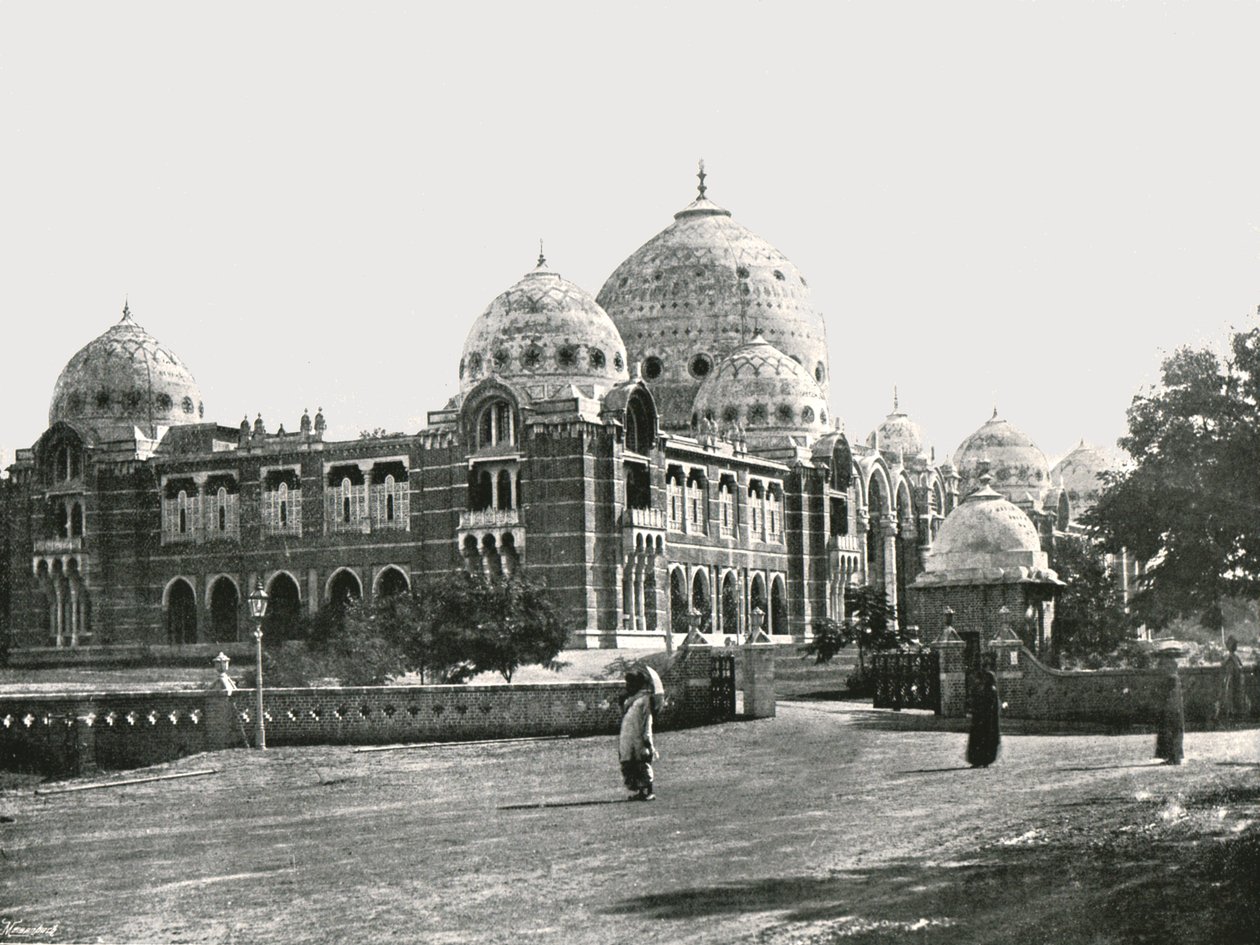 The Great College, Baroda, Indien, 1895. av Unbekannt