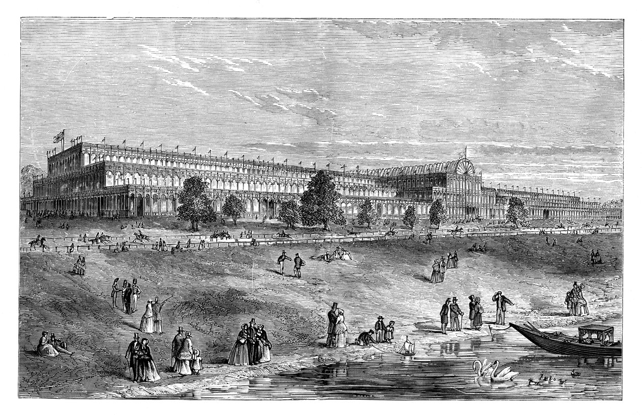 Den stora utställningen, Hyde Park, London, c1851, 1888. av Unbekannt