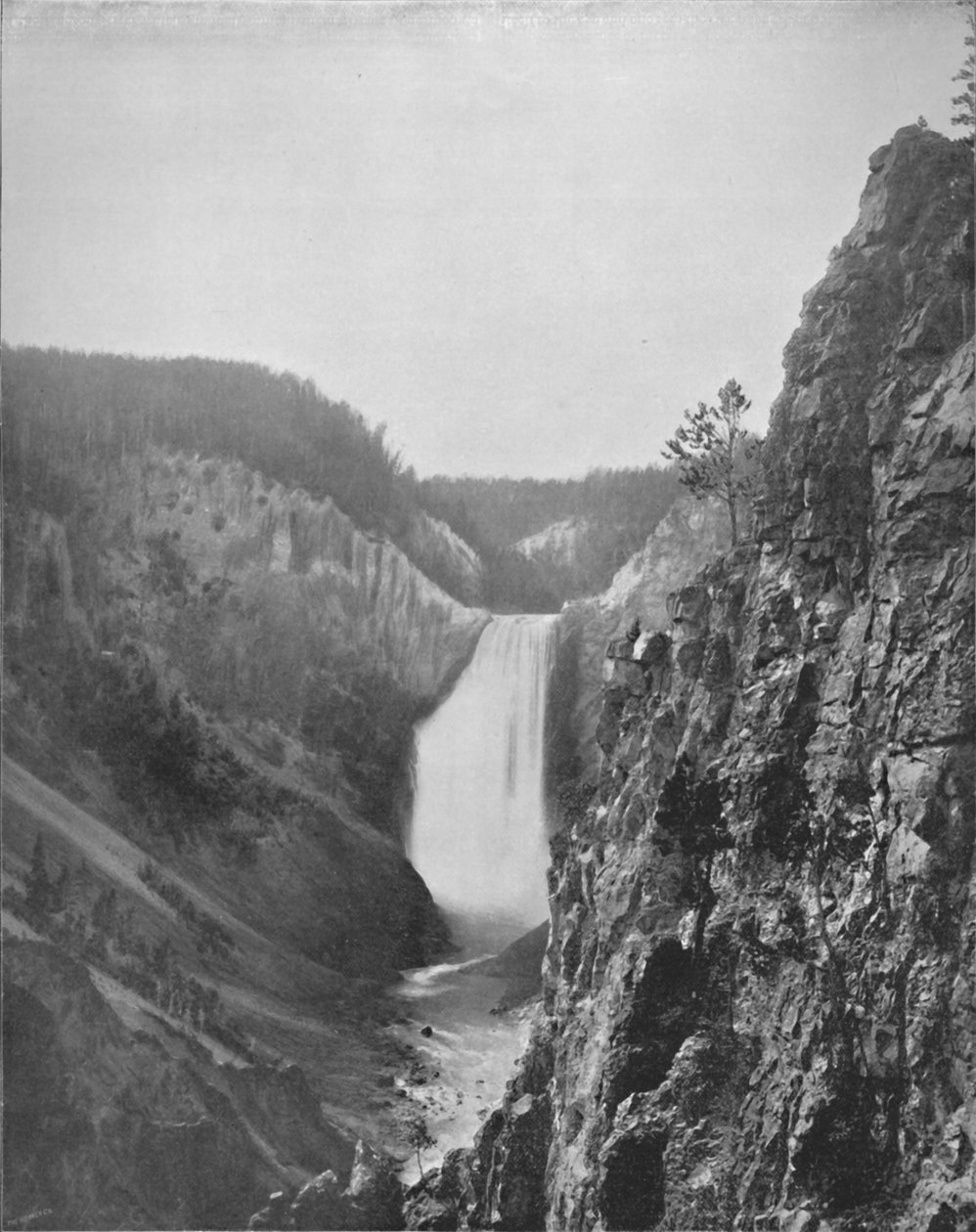 The Great Falls of the Yellowstone, 1800-talet av Unbekannt