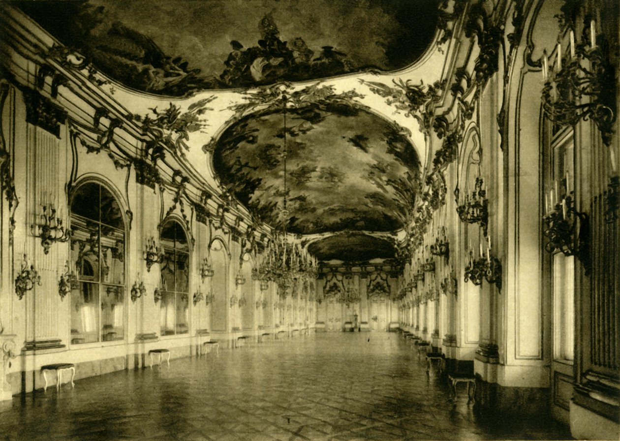 The Great Gallery, Schönbrunn Palace, Wien, Österrike, c1935. av Unbekannt