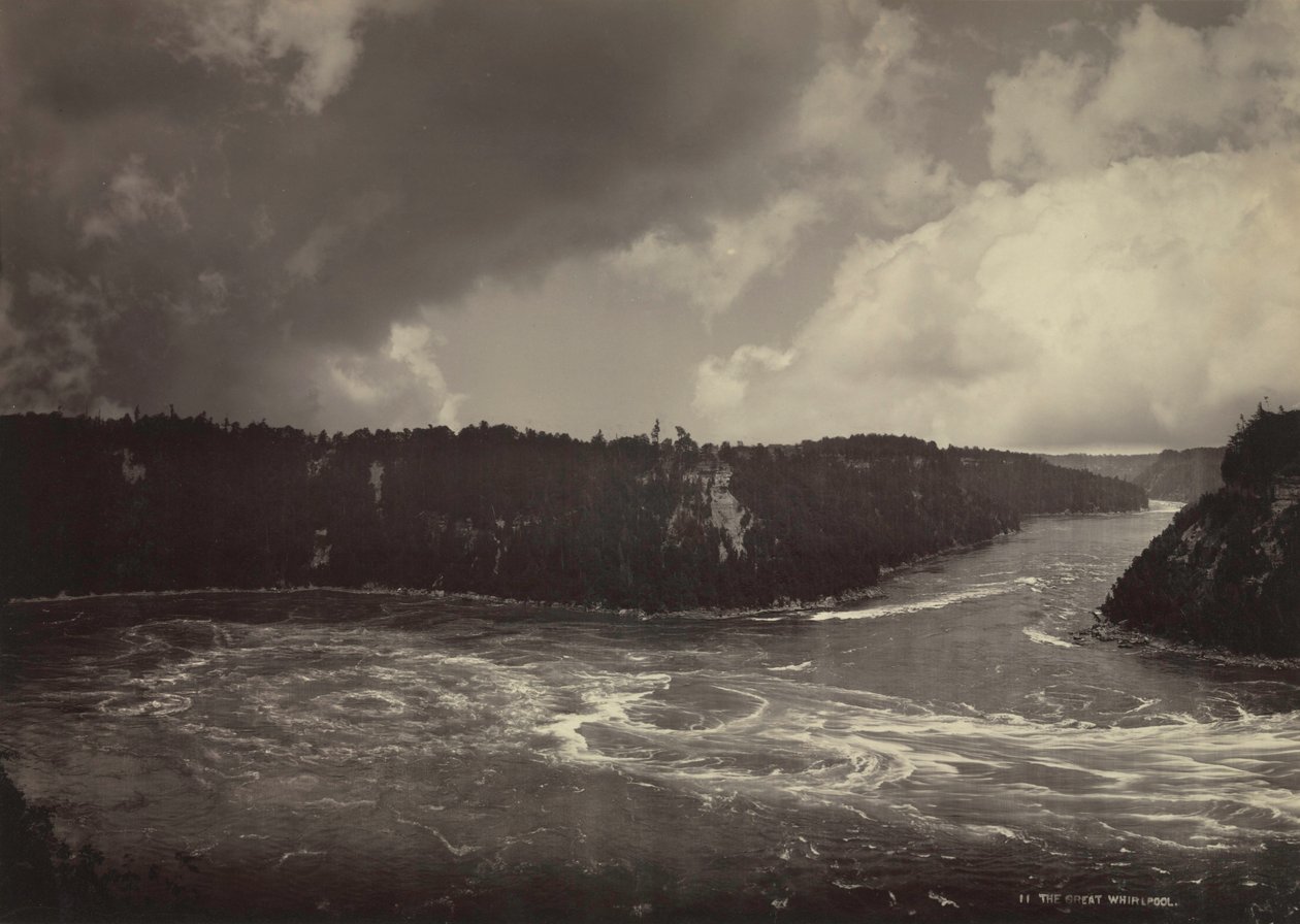 The Great Whirlpool, Niagara, ca. 1880-talet. av Unbekannt