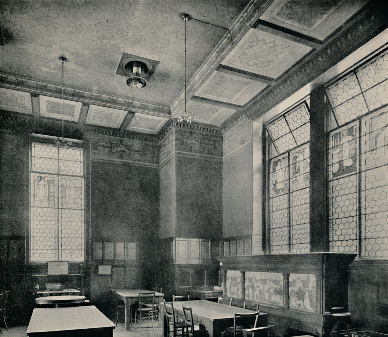 The Green Dining-room på South Kensington Museum, c1870. av Unbekannt