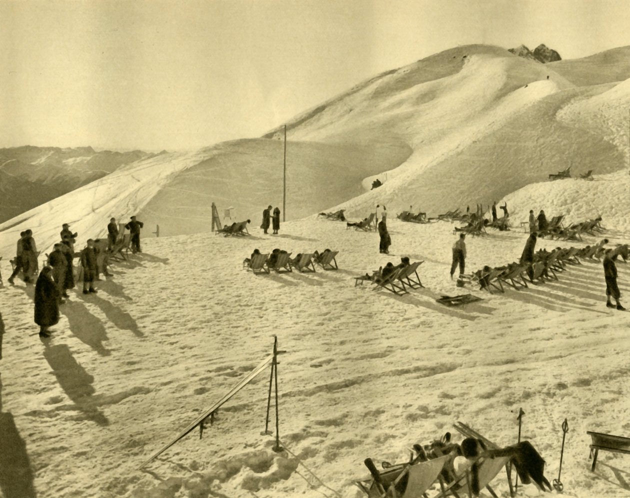 Skidliften Hafelekarbahn, Innsbruck, Tyrolen, Österrike, c1935. av Unbekannt