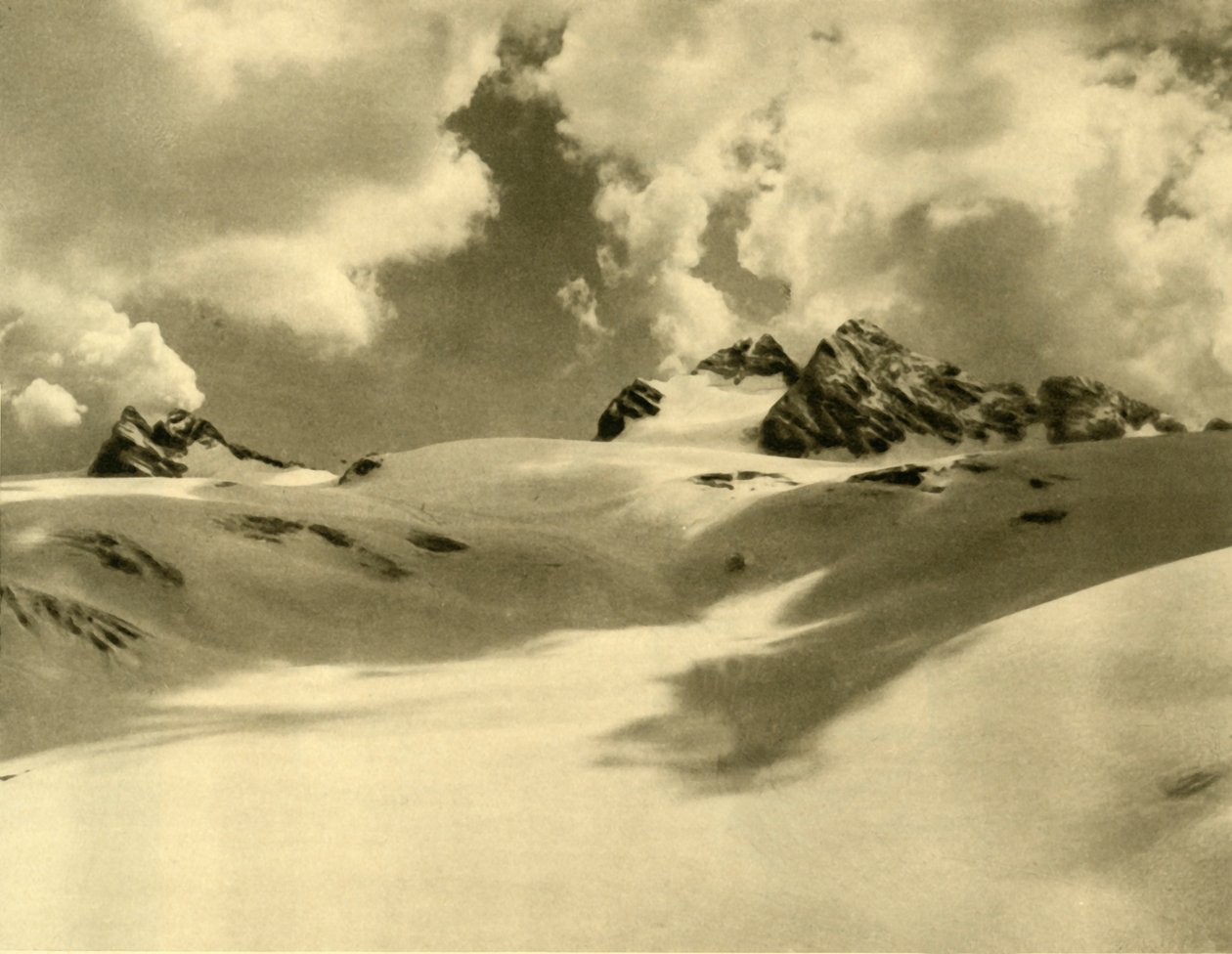Hallstattglaciären, Dachsteinbergen, Oberösterreich, c1935. av Unbekannt