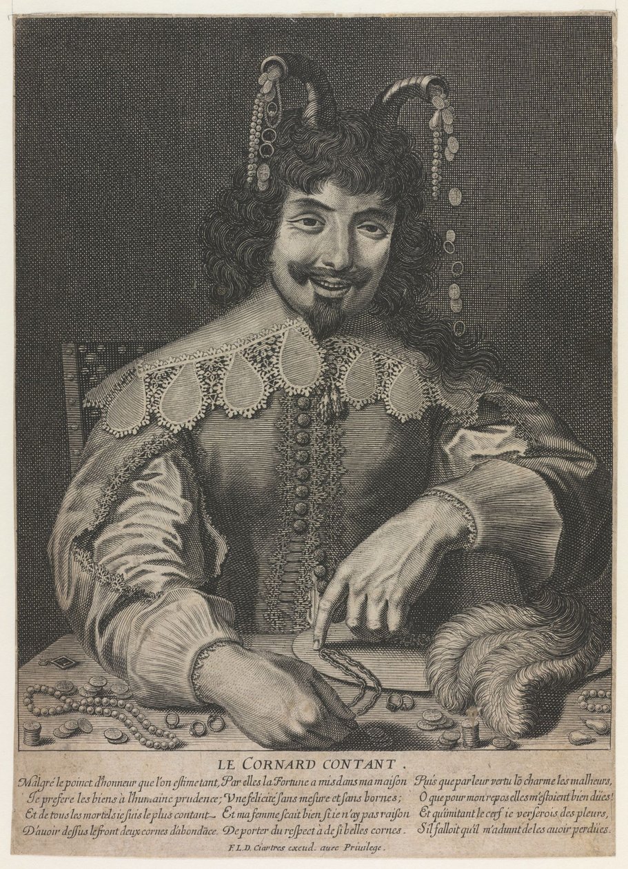 The Happy Cuckold, 1640 av Unbekannt
