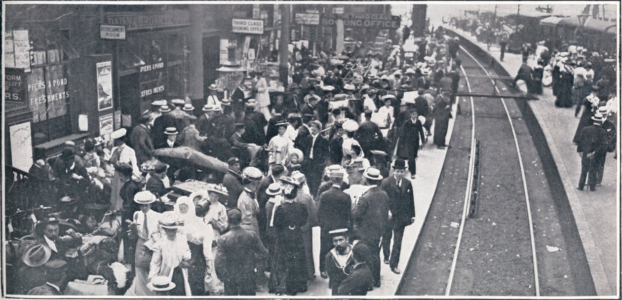 Holiday Exodus from London, 1906 av Unbekannt