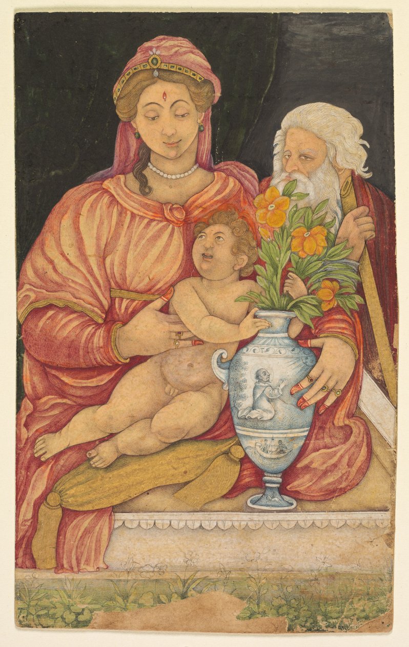 Den heliga familjen, ca. 1620-talet. av Unbekannt