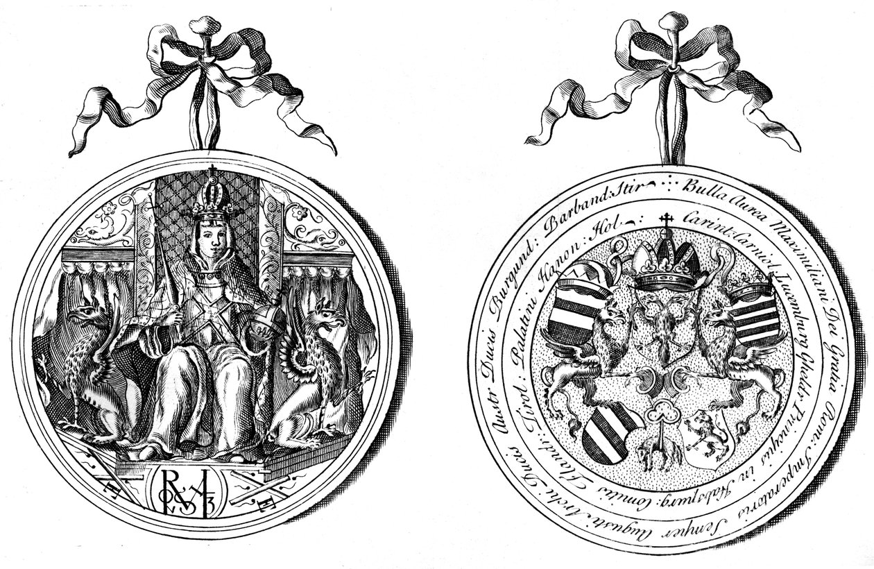 Maximilians kejserliga sigill av Unbekannt