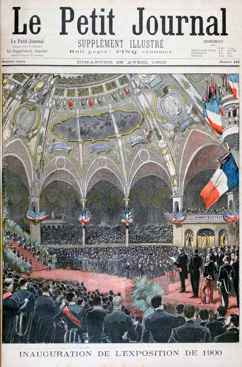 Invigningen av den allmänna utställningen 1900 av Unbekannt