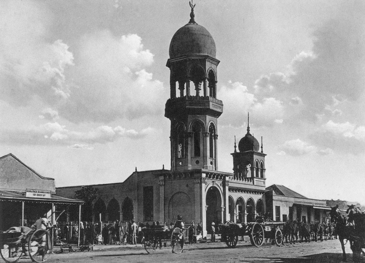 Indiska moskén, Durban, Sydafrika av Unbekannt