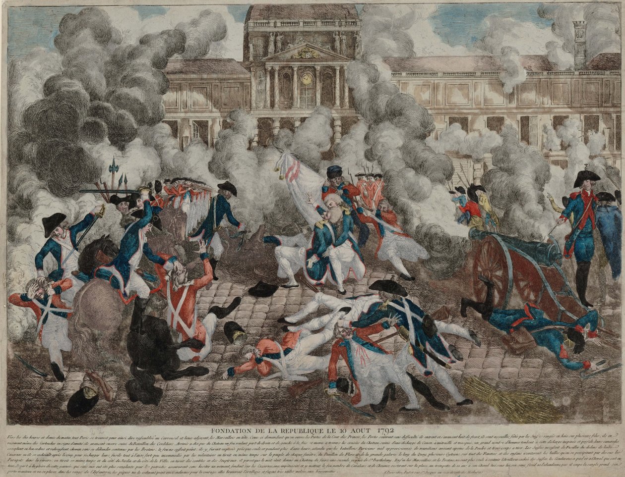 Upproret den 10 augusti 1792, 1792. av Unbekannt