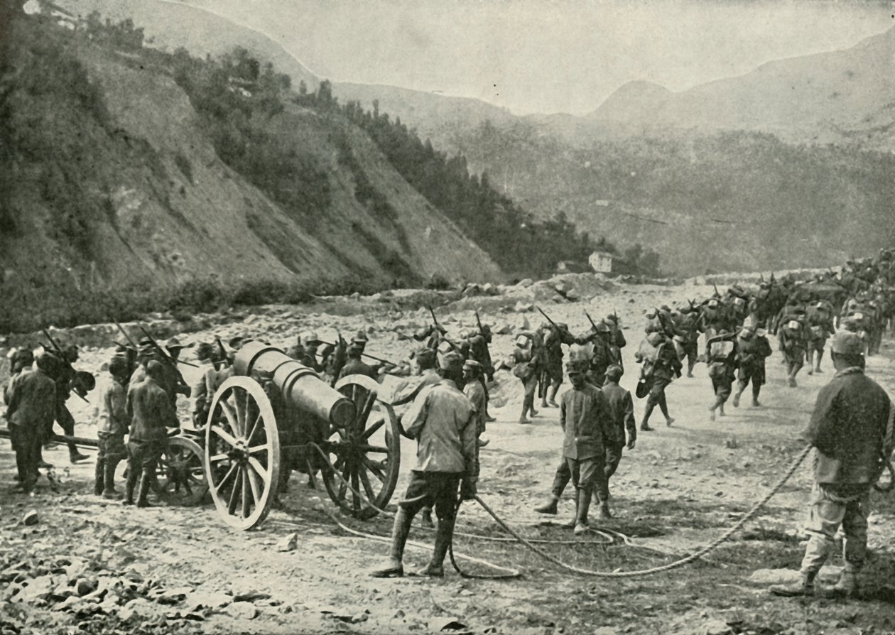 Den italienska armén i mars 1919. av Unbekannt