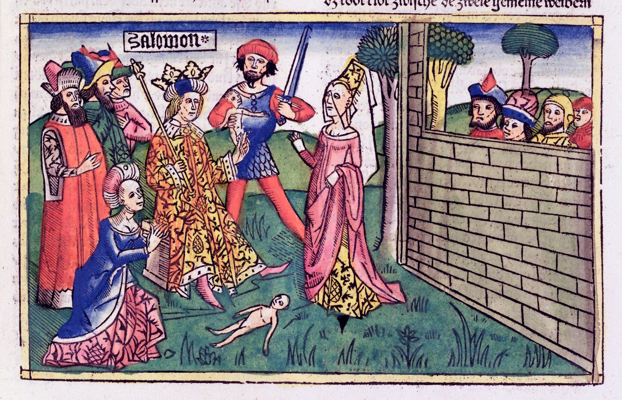 Salomos dom av Unbekannt