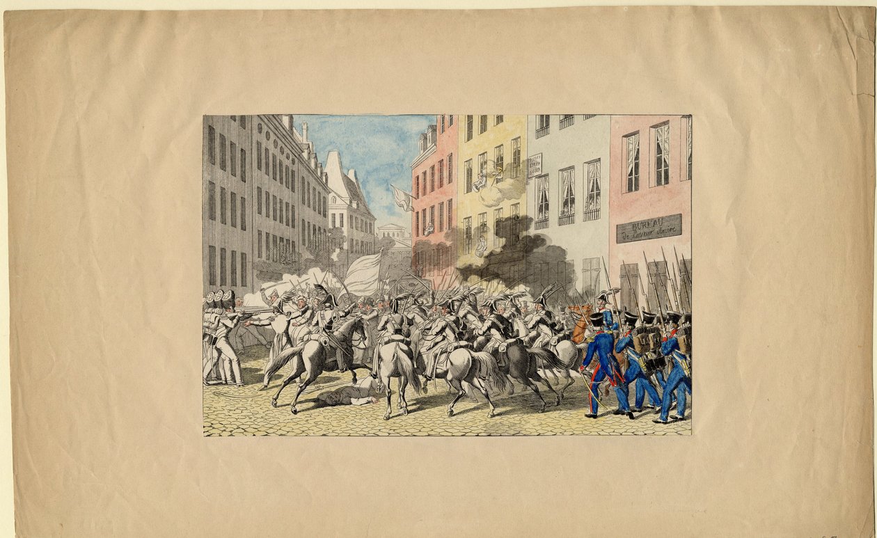 Julirevolutionen 1830, 1830 av Unbekannt