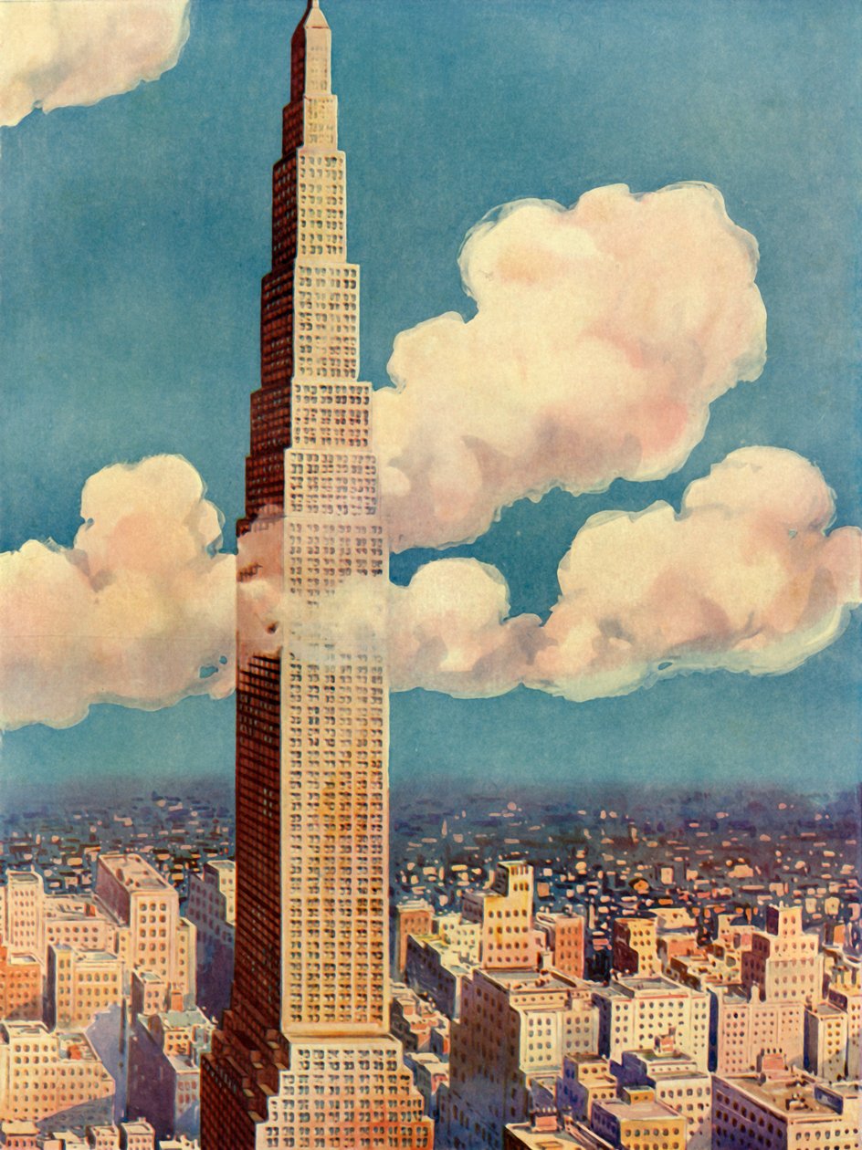 Kungen av skyskrapor - Larkin Tower, c1930. av Unbekannt