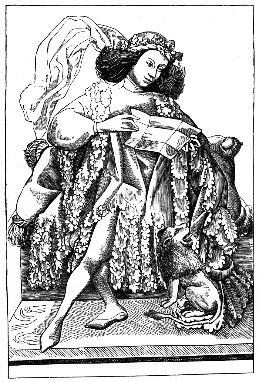 Riddaren, 1466, 1870 av Unbekannt