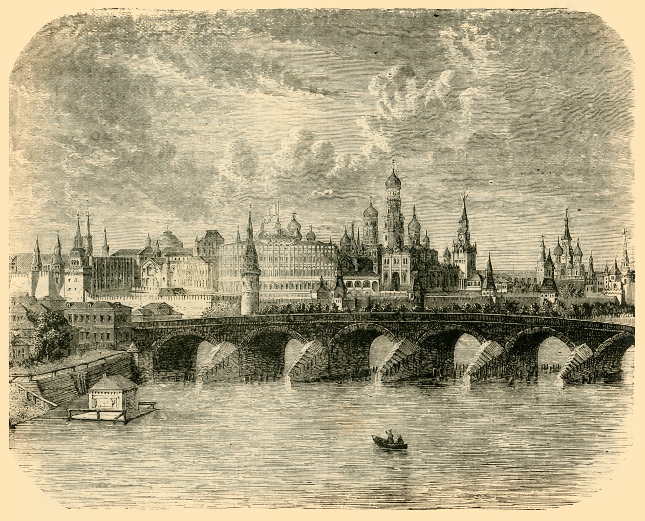 Kreml, Moskva, 1890. av Unbekannt