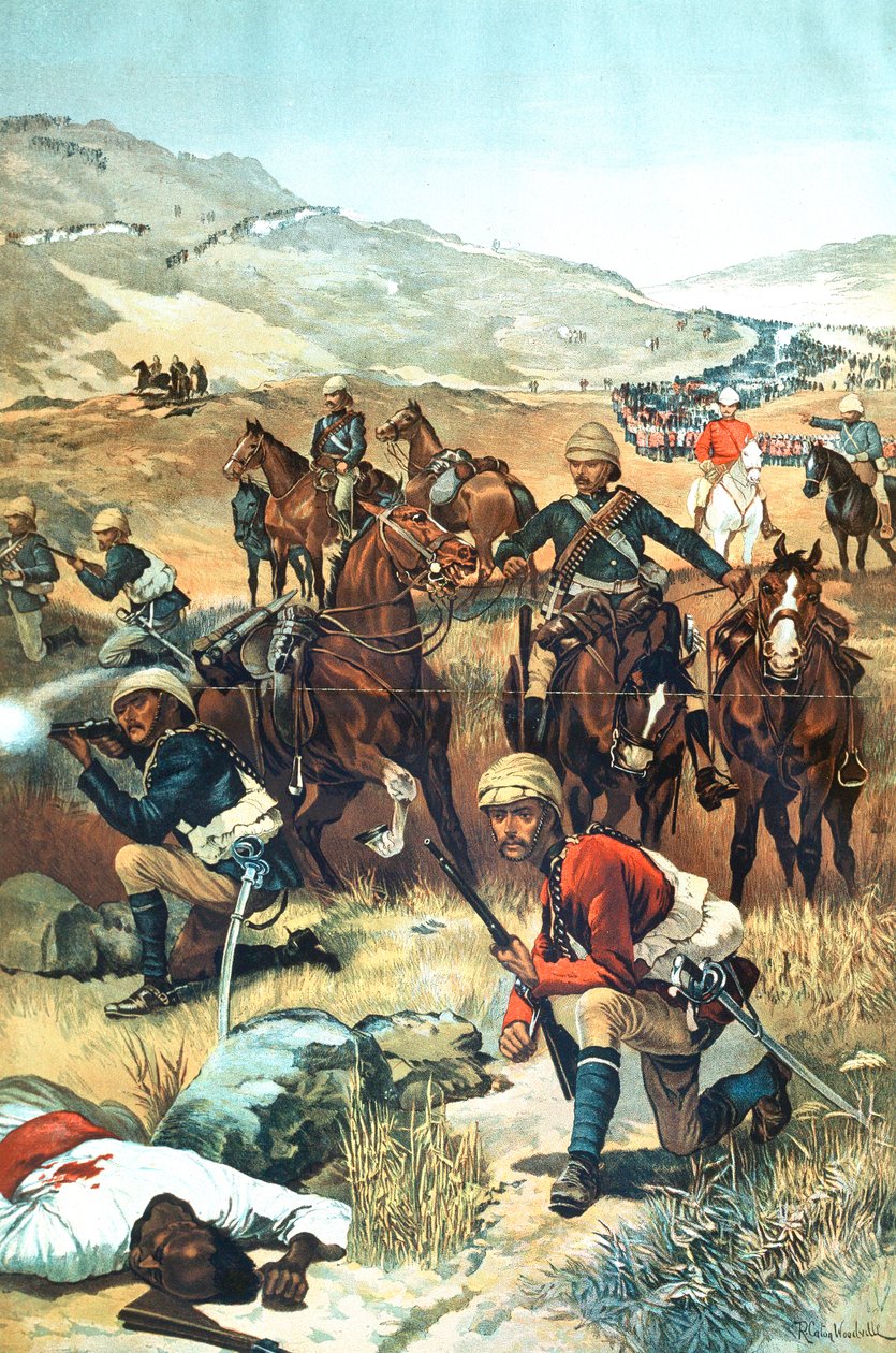 The Last Shot in the Sudan, 1885 av Unbekannt