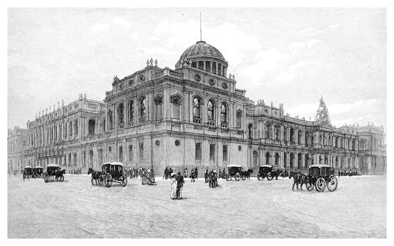 The Law Courts, Melbourne, Victoria, Australien, 1886 av Unbekannt
