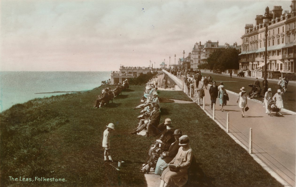 The Leas, Folkestone, Kent, c1920 av Unbekannt