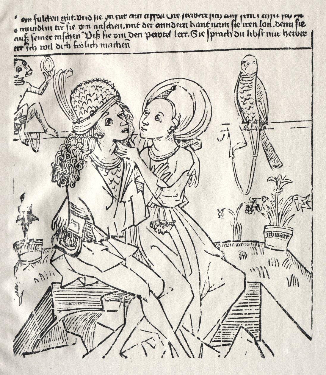 The Lovers, c. 1470. av Unbekannt
