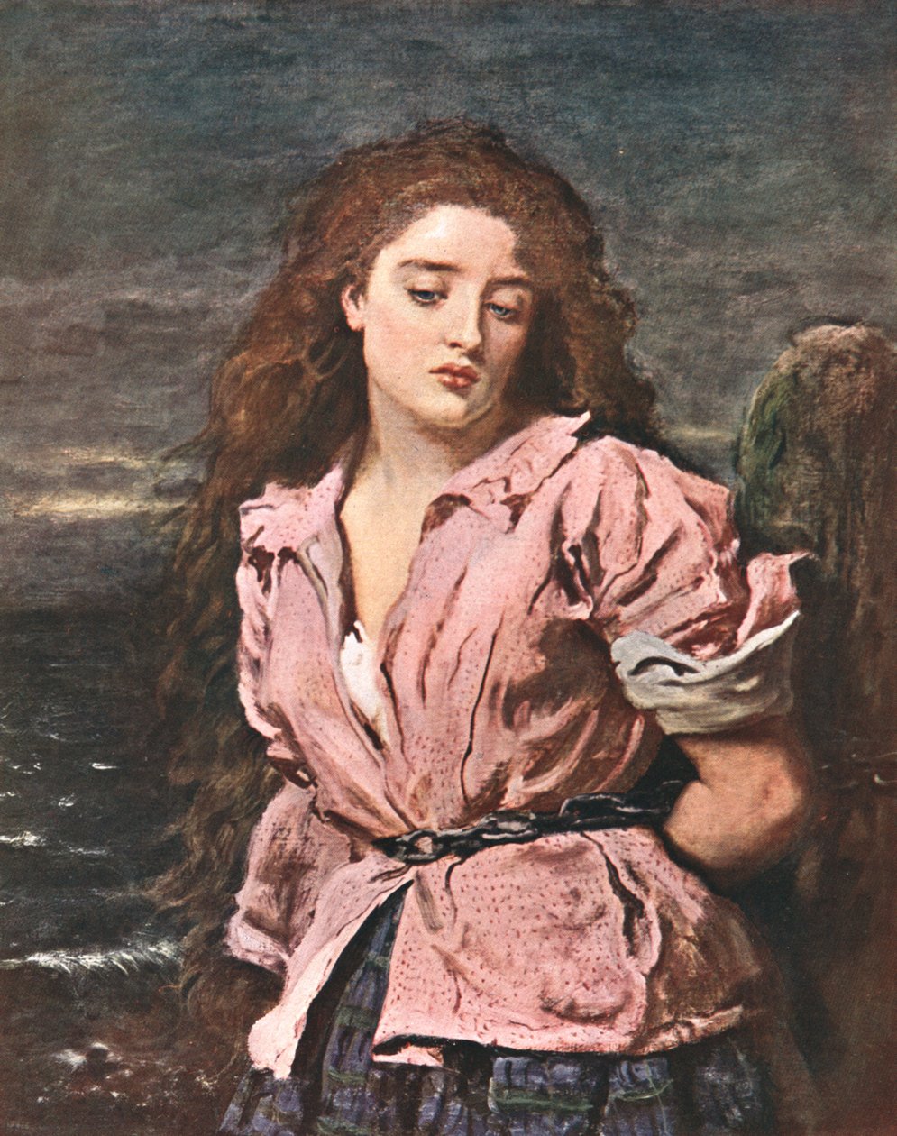 The Martyr of the Solway, 1871, c1902. av Unbekannt