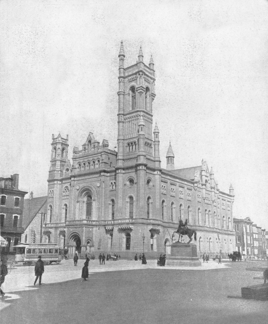 Frimurartemplet, Philadelphia, USA, c1900. av Unbekannt
