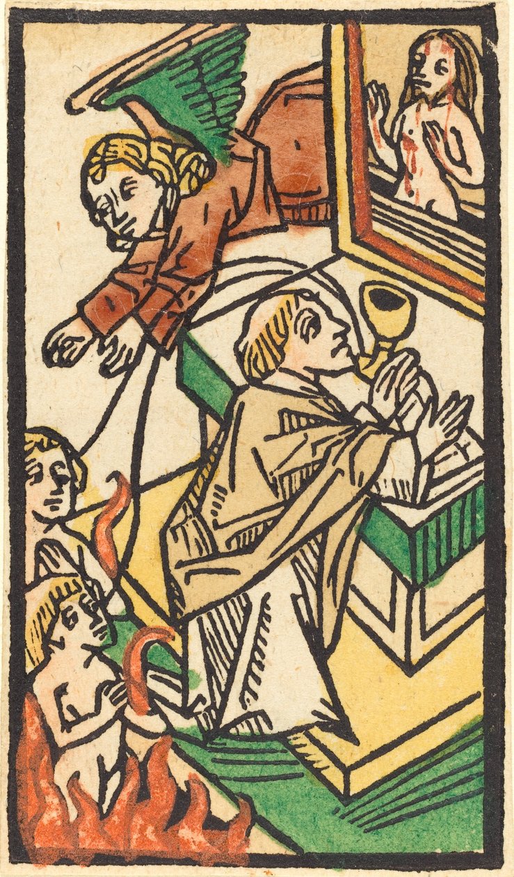 Sankt Gregorius mässa, 14701480. av Unbekannt