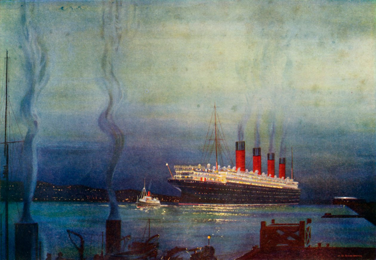 Mauretanien i Cherbourg, c1930. av Unbekannt