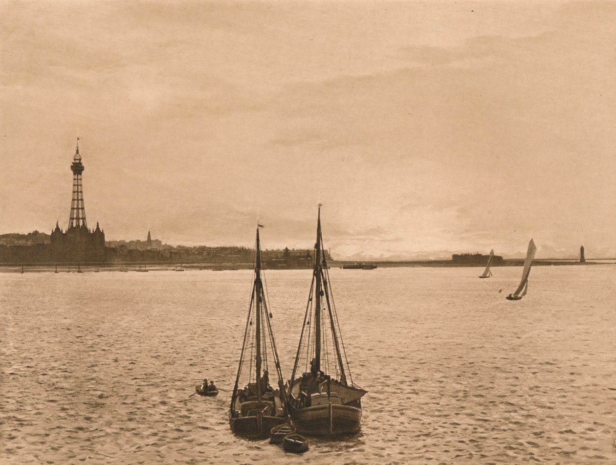 Mersey i New Brighton, 1902 av Unbekannt