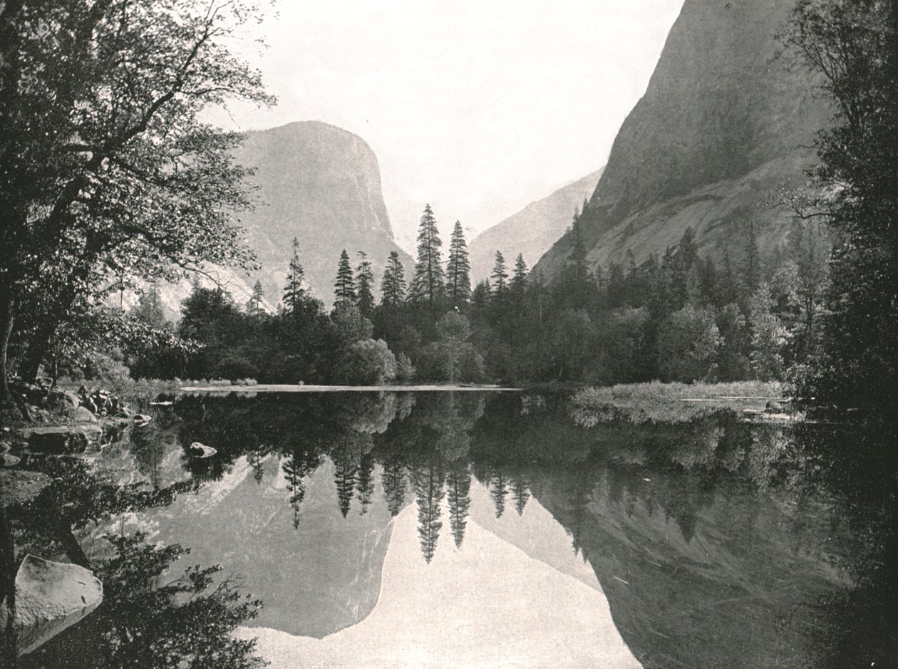 The Mirror Lake, Yosemite Valley, USA, 1895. av Unbekannt