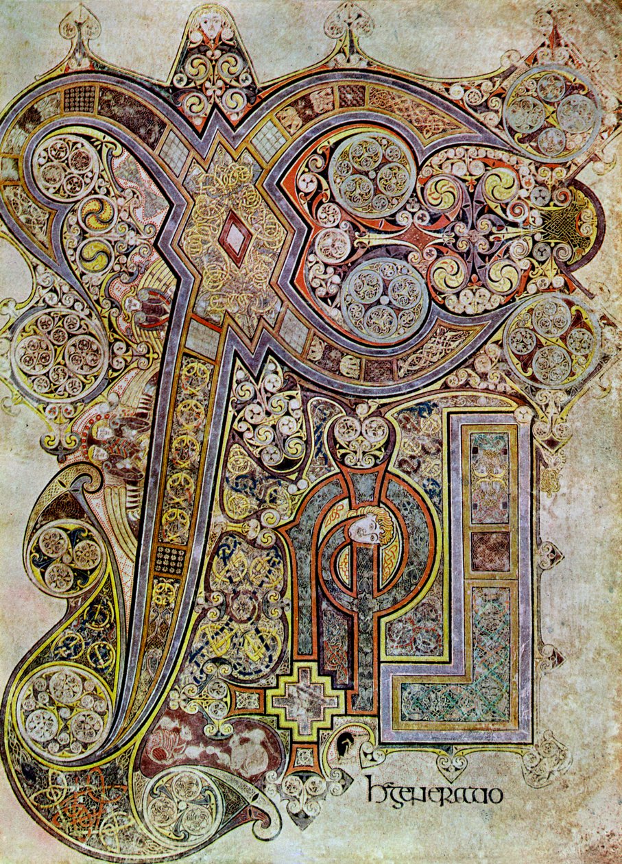 Monogramsidan, 800 e.Kr., 1900-talet av Unbekannt