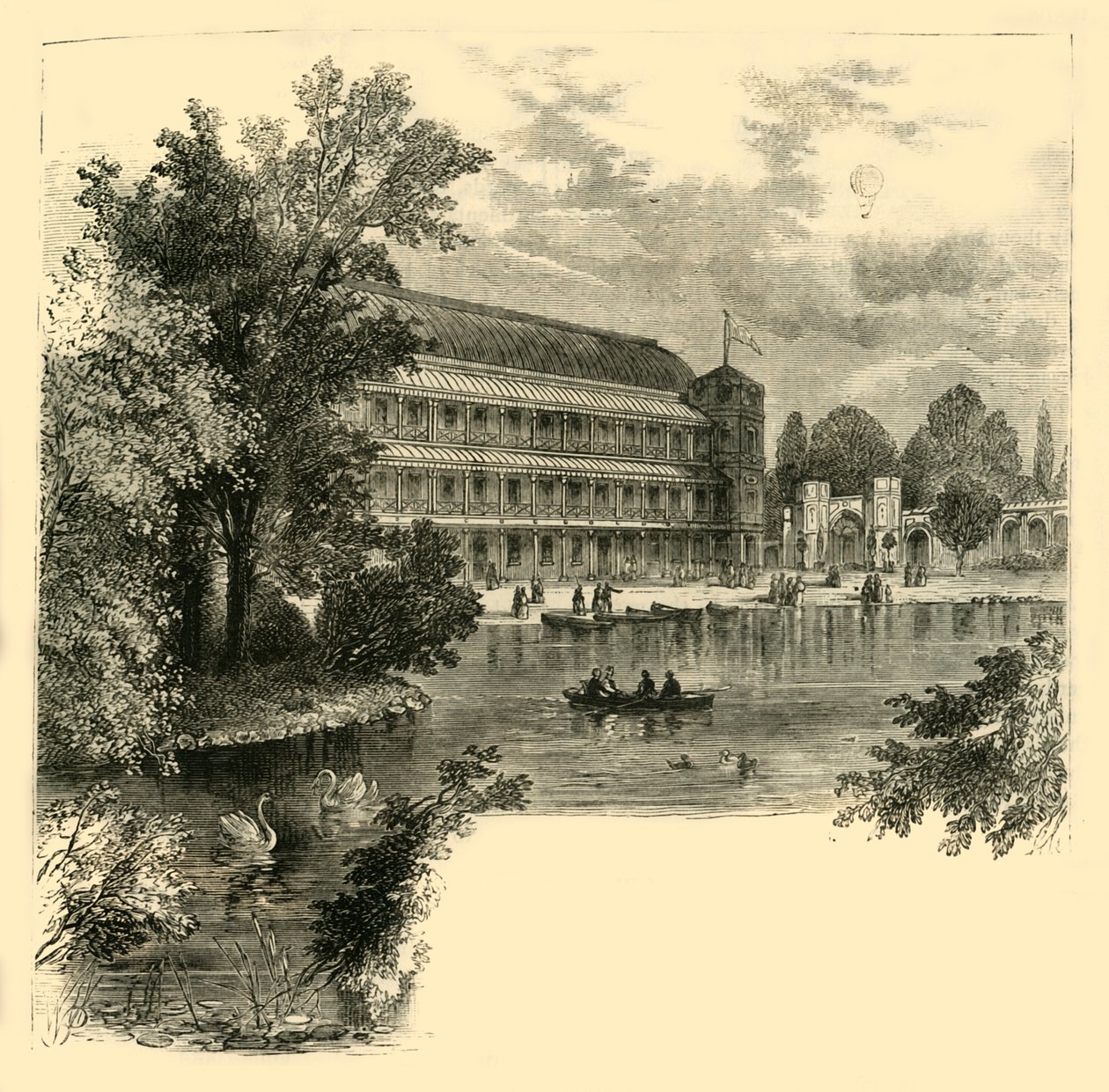 The Music Hall, Surrey Gardens, c1878. av Unbekannt