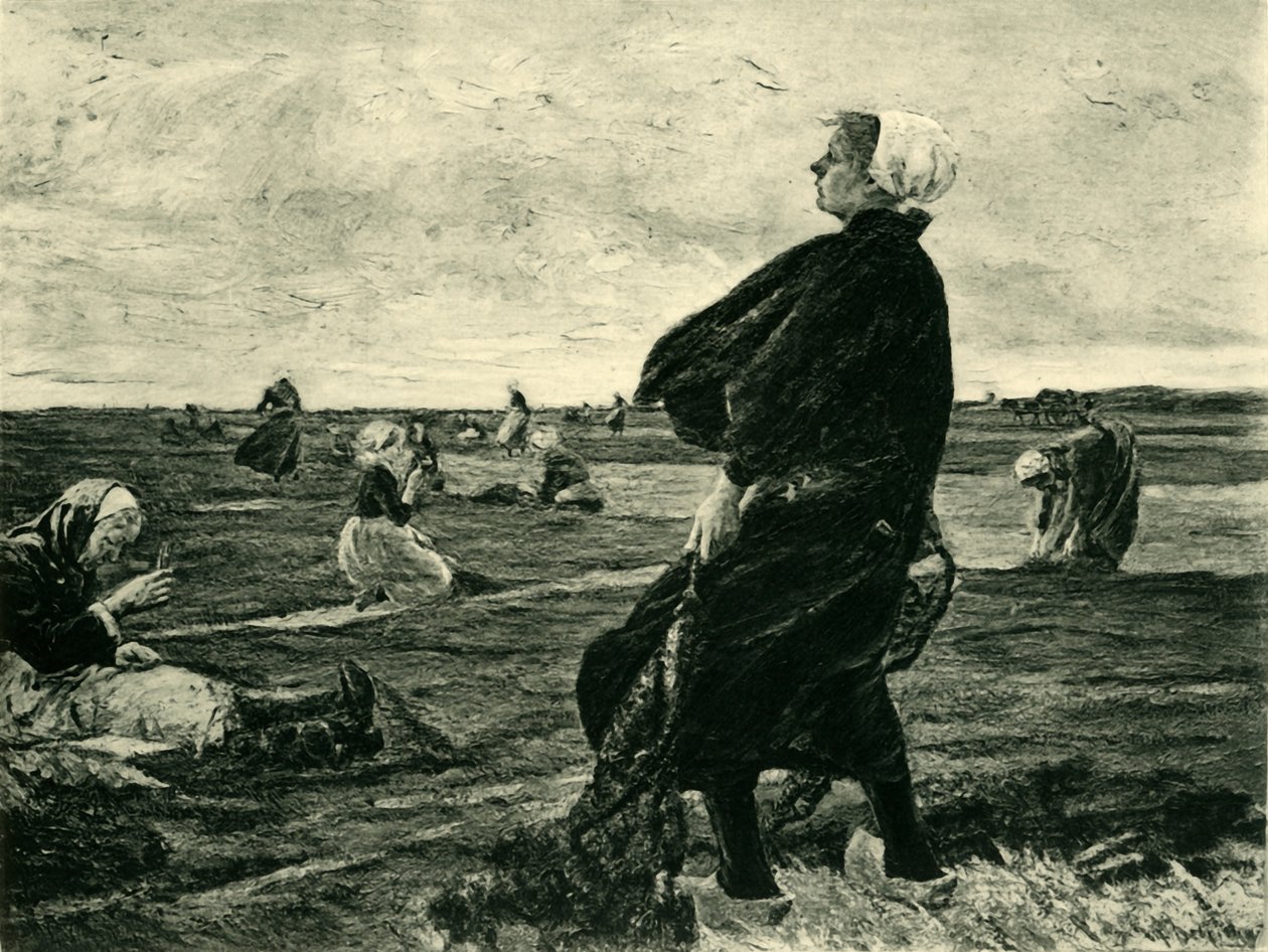 The Net-Menders, 1887-1889, 1908. av Unbekannt