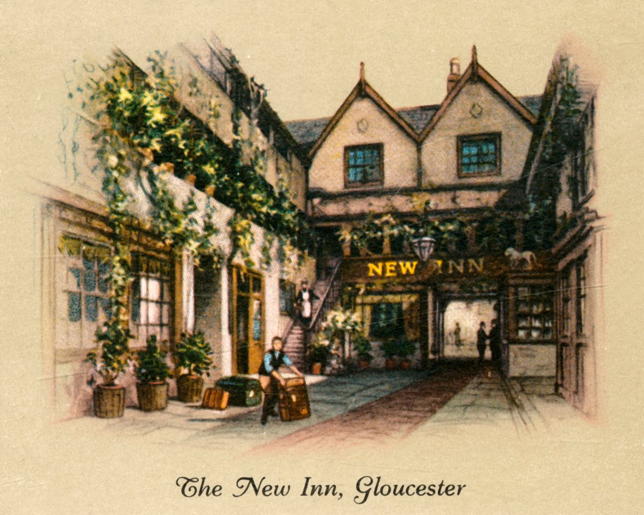 The New Inn, Gloucester, 1936. av Unbekannt
