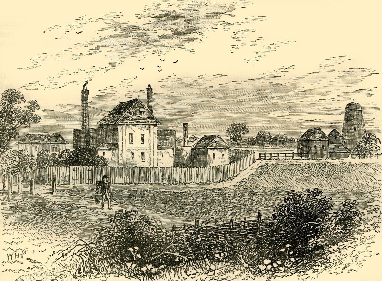 The New River Head, c1872. av Unbekannt
